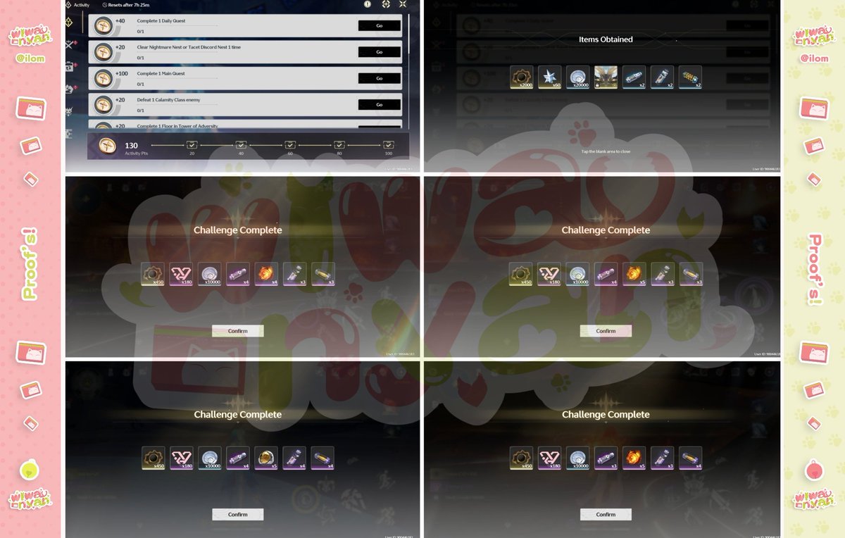 wiwa! 🩷 Genshin WuWa HSR ZZZ joki pilot tweet media