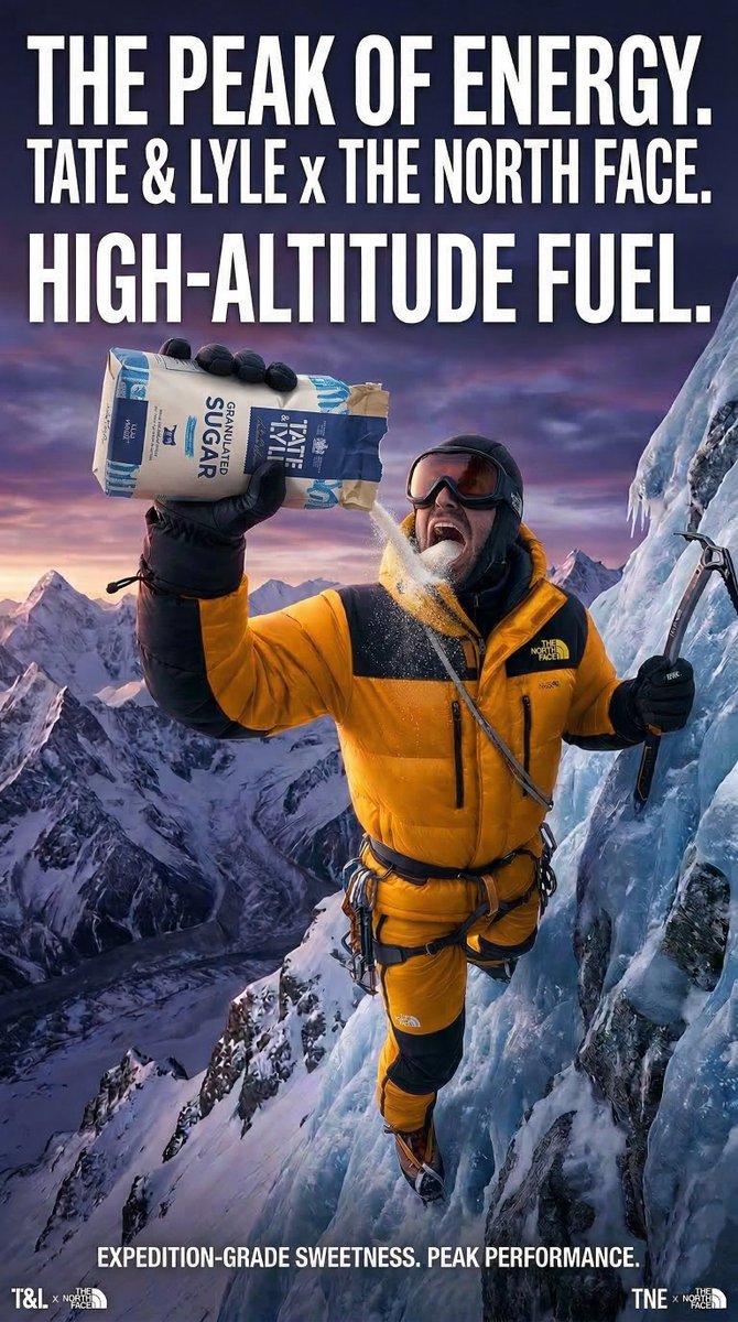 UomoLiberoCo's tweet photo. #Sugar #OMB #Energy #TNF #TheNorthFace @OneMinuteBriefs  @TheNorthFaceEU https://t.co/9yHjP7JoMo