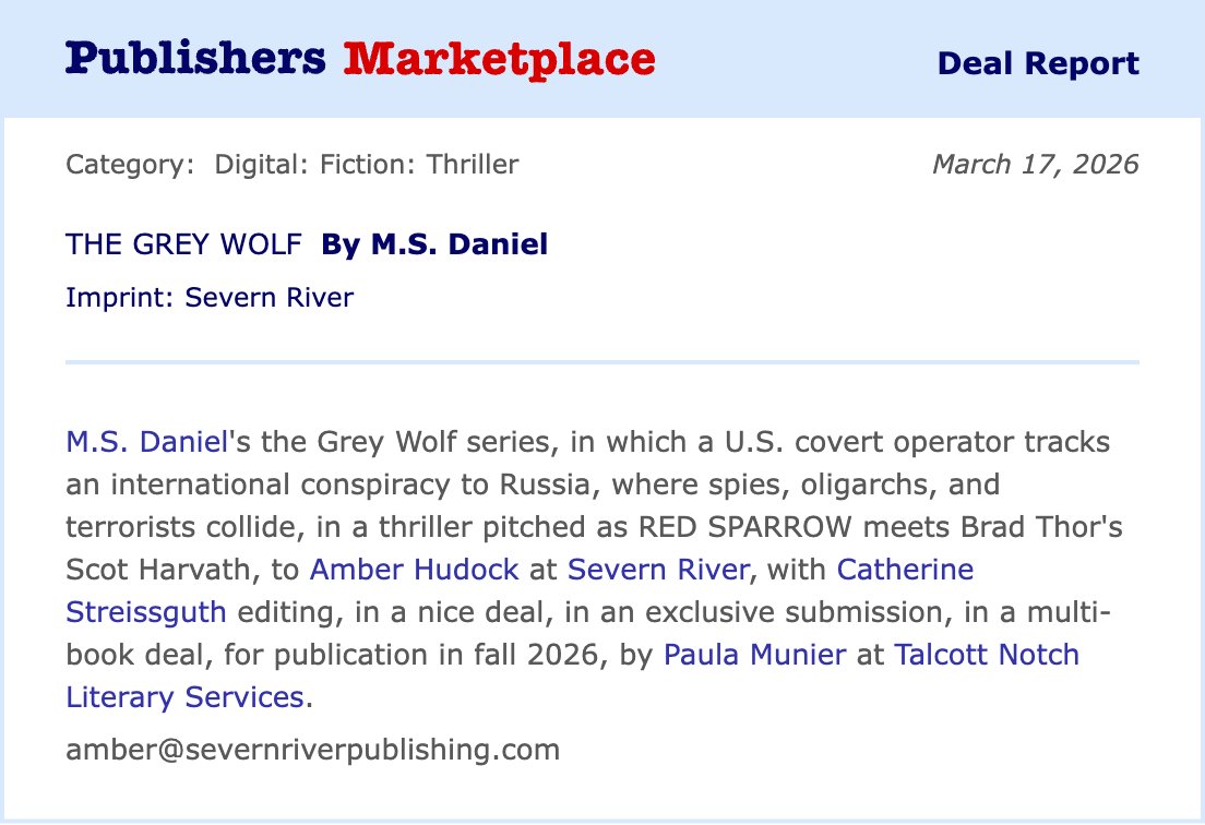 Talcott Notch Literary Services tweet media