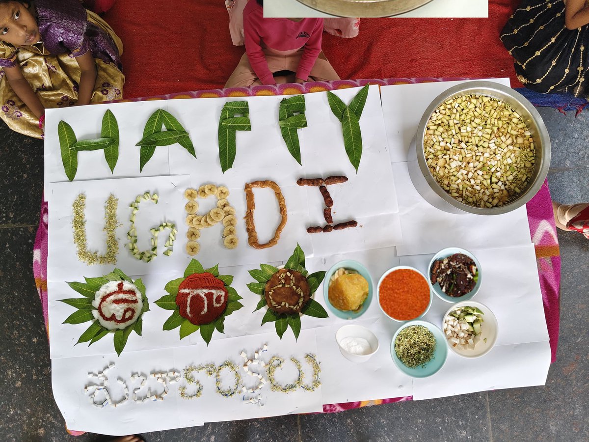 MathruAbhaya's tweet photo. Happy Ugadi 🌸✨
Celebrating with our orphanage children ❤️
Ugadi Pachadi reminds us that life has many flavors – joy, sadness, anger &amp; love.
Their smiles are truly heart touching 🙏
Let’s spread love &amp; hope ❤️
Click here https://t.co/1jOzyXPE7k
#HappyUgadi  #Orphanage #NGOIndia https://t.co/yifb5ayHg4