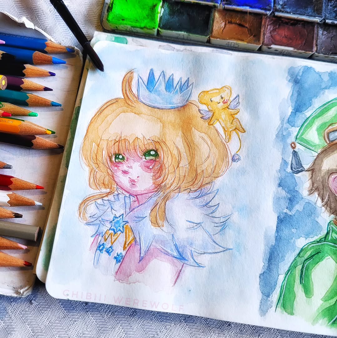 Sorry I've been gone a little bit, had to sort some irl stuff but all should be well now! Anyways, here's  Sakura 🌸

#Cardcaptorsakura #watercolor #artmoots