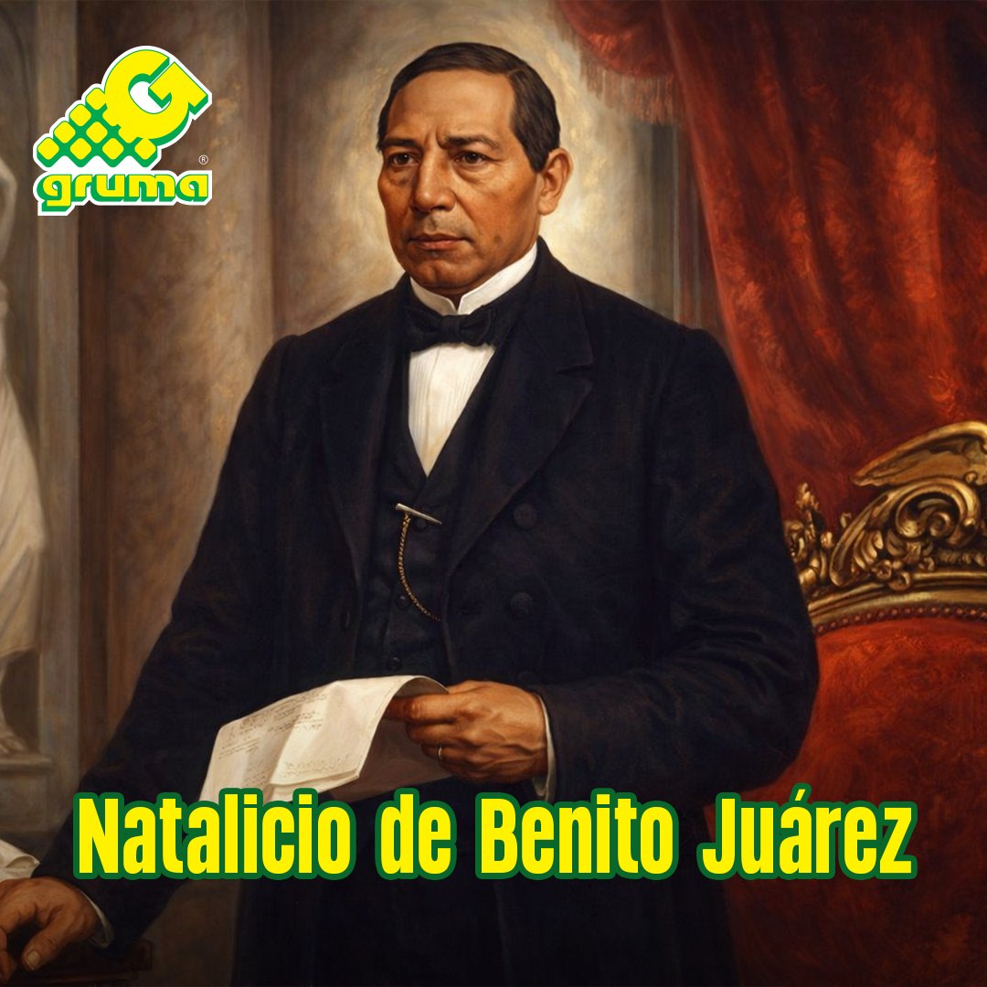 En Gruma, hoy más que nunca, recordamos la frase célebre de Don Benito Juárez, el Benemérito de las Américas: “entre los individuos, como entre las naciones, el respeto al derecho ajeno es la paz.”