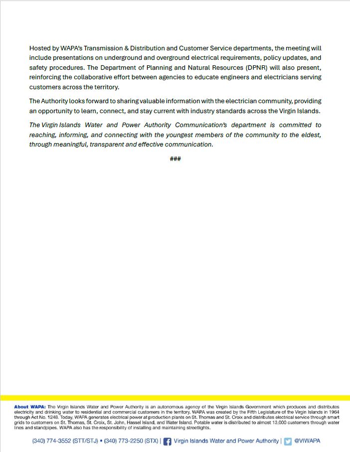 Virgin Islands Water & Power Authority tweet media