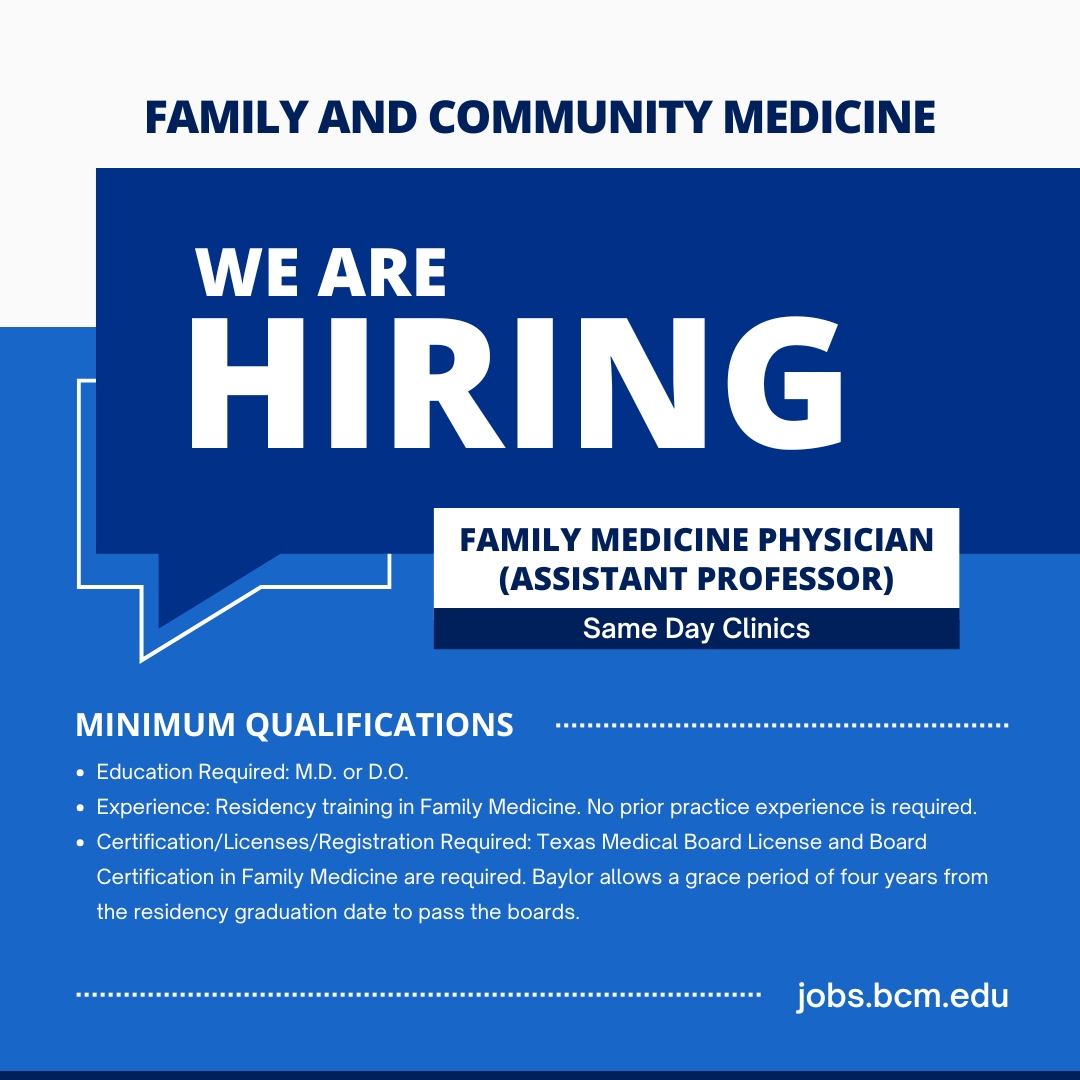 BCM Department of Family and Community Medicine tweet media