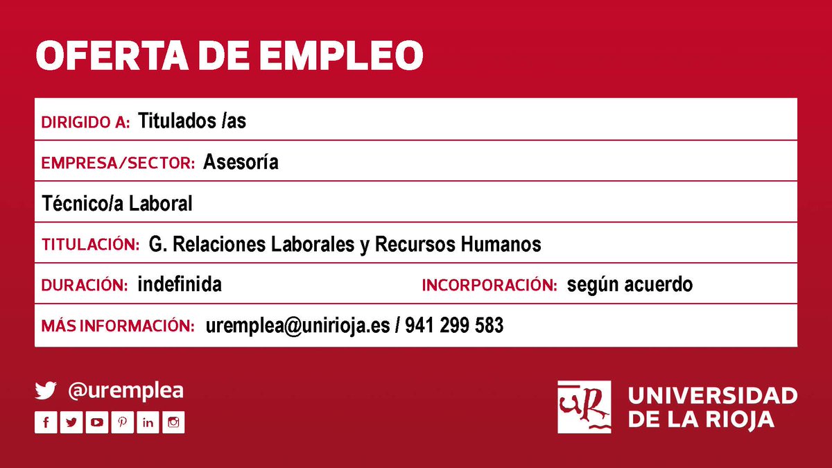 URemplea Unirioja tweet media