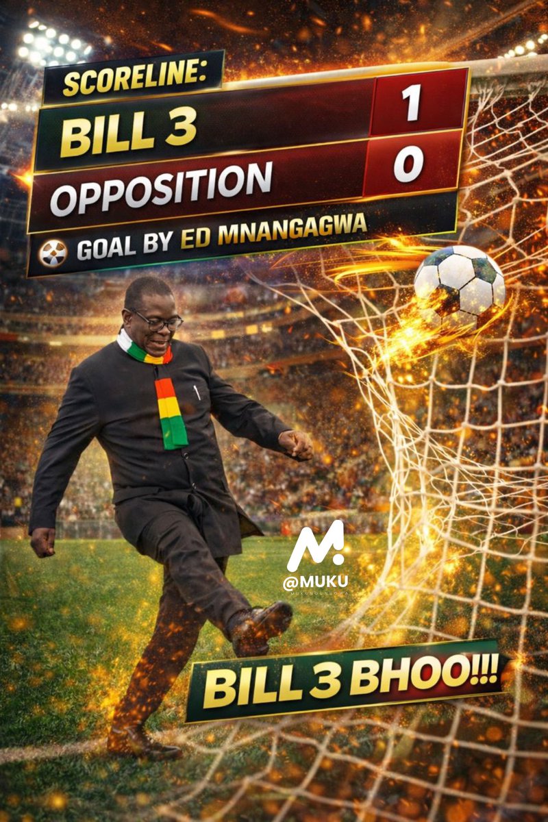 This Afternoon President ED Mnangagwa scorED Billno3 GOAL

2030 Haichamisiki !