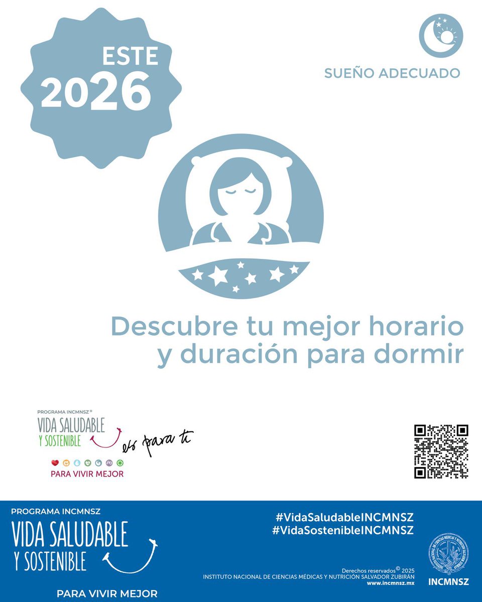 incmnszmx's tweet image. Conoce más sobre este Programa #VidaSaludable en: incmnsz.mx/opencms/conten…
#VidaSaludableINCMNSZ
