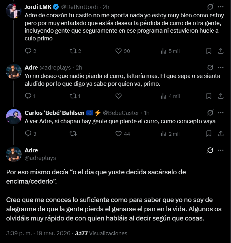 Días sin movidas en esports tweet media