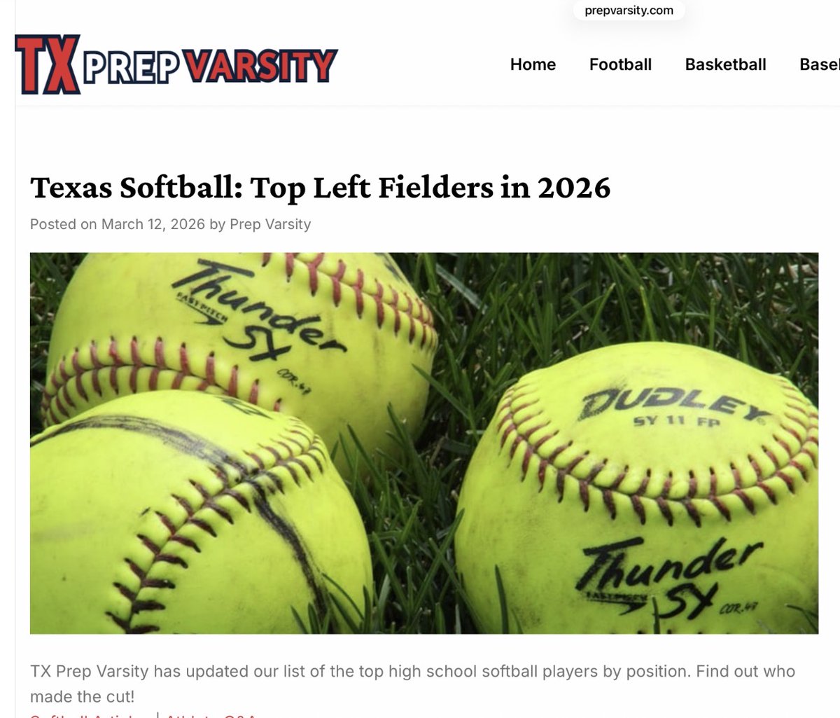 Memorial Mustang Softball tweet media