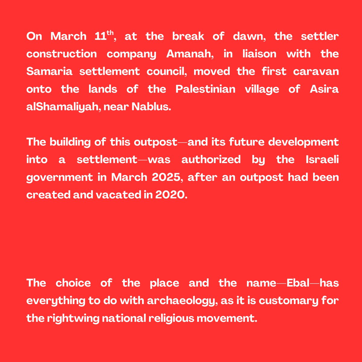 Archaeologists Against Apartheid tweet media