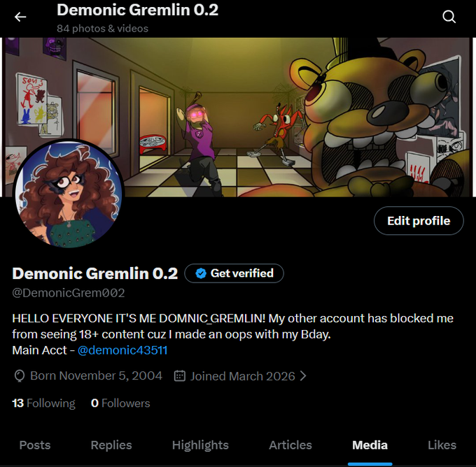 Demonic_Gremlin :D (@demonic43511) / Posts / X