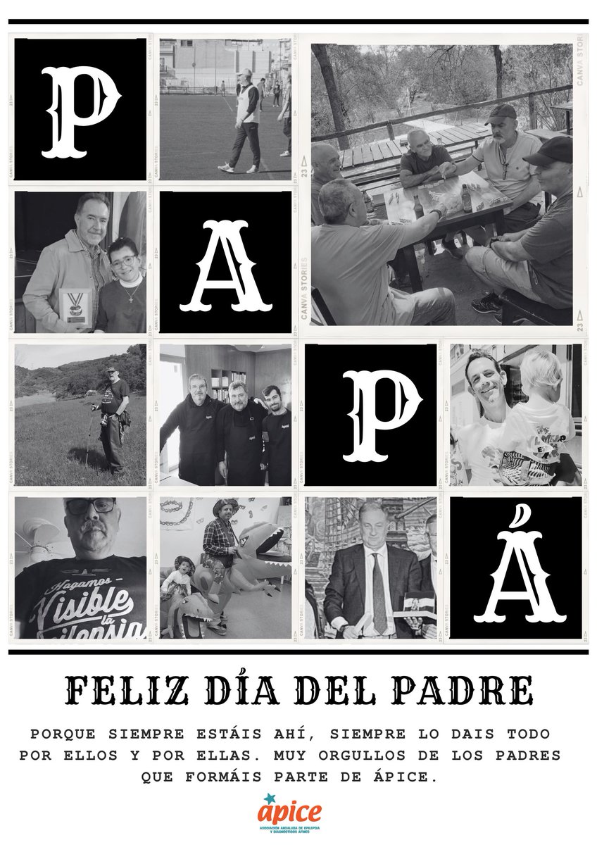 ApiceEpilepsia's tweet photo. Feliz día del padre a todos aquellos que están más que presentes. Muy orgullosos de los padres que formáis parte de Ápice...esenciales 🧡
#díadelpadre https://t.co/Up829M913r