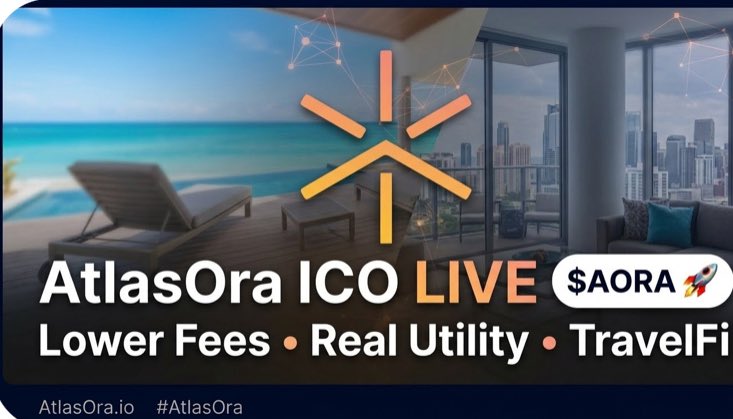 ArichainO's tweet photo. Tired of 15%+ fees eating your vacation rental profits?  
@AtlasOraRentals is changing the game with TravelFi on @base lower costs, instant payouts, and $150B market unlocked onchain.  

$AORA ICO is LIVE at $0.125 | $25M FDV!  

Don't miss→ https://t.co/VU9Qet7aWr  
#AtlasOra https://t.co/FMEFG0sbVj