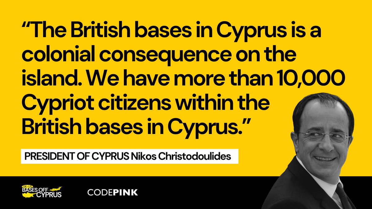 ‼️ President of Cyprus challenges the future of British bases