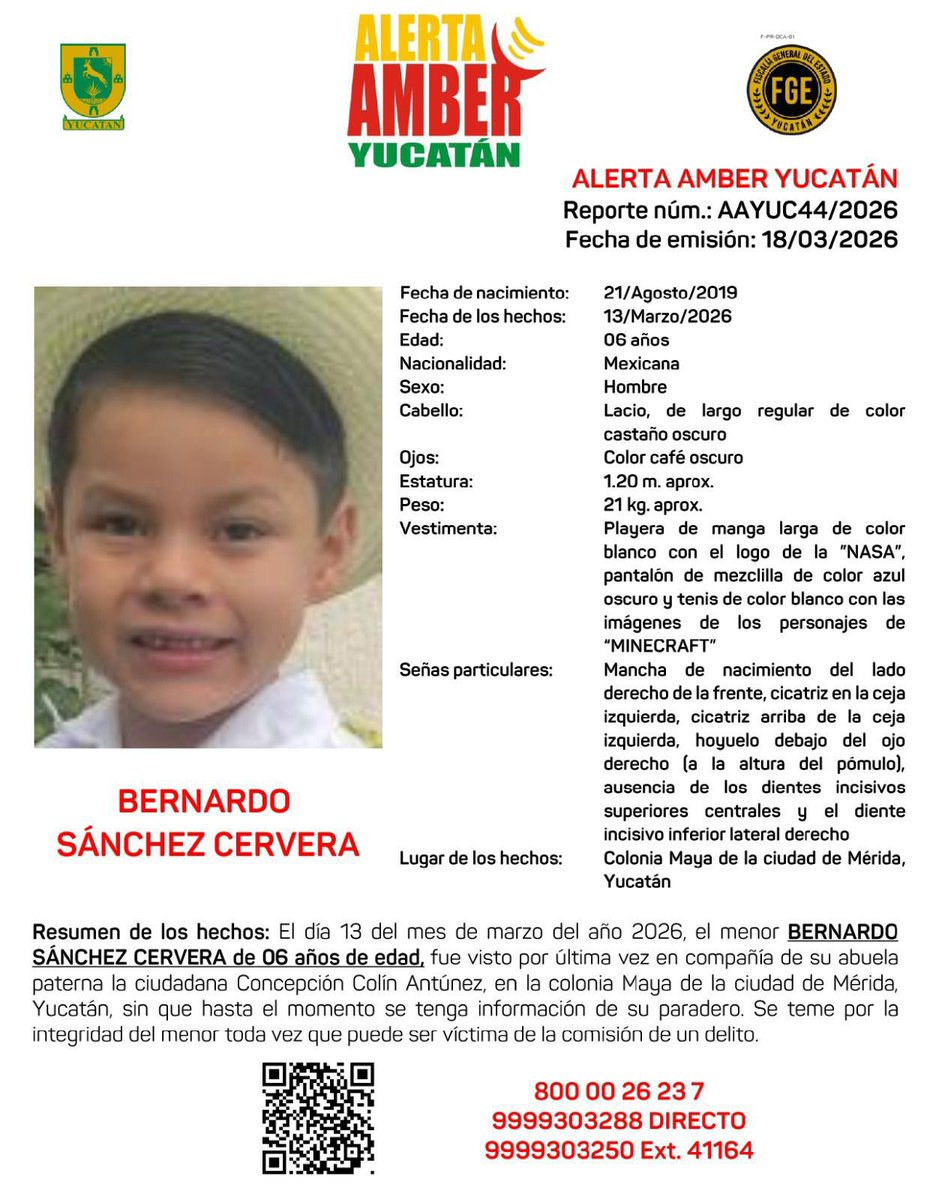 Por favor ayuden a que regrese a casa .
#TuiterosActivos
#Yucatán