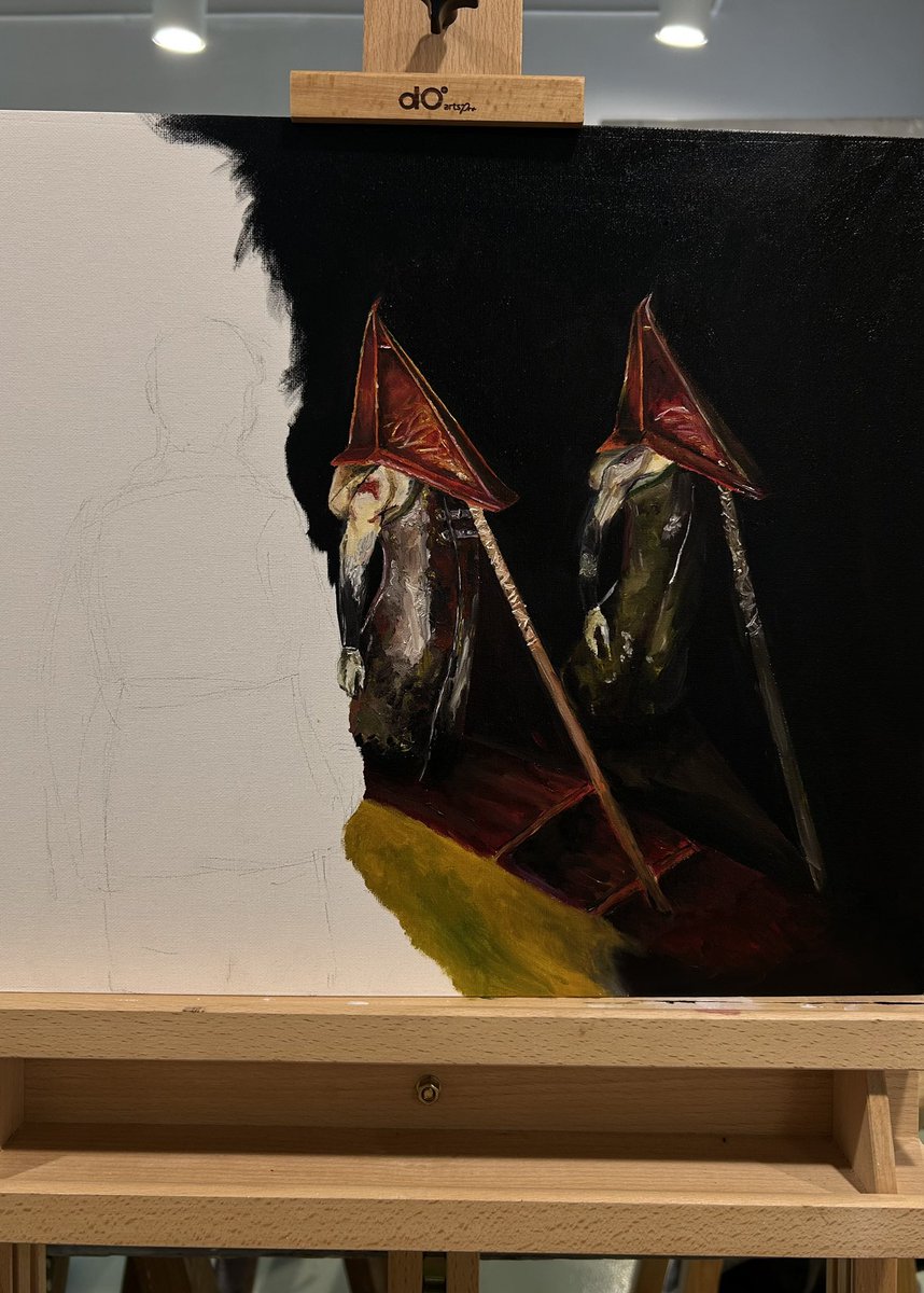 kainemiroslava's tweet photo. oil painting
#silenthill2 #pyramidhead #silenthillremake #oilpainting https://t.co/6na2anZrcm