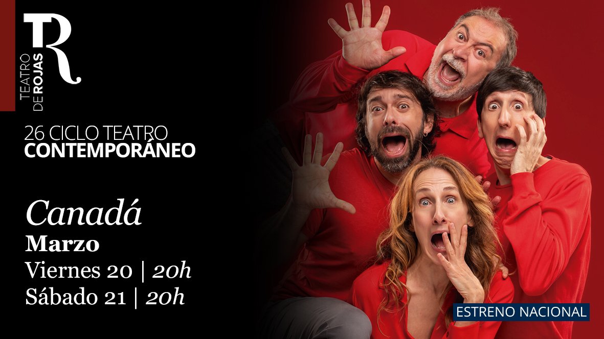 teatroderojas's tweet photo. Este fin de semana te esperamos en el Teatro de Rojas.

Más información y venta de entradas en https://t.co/CkI4z53GKv https://t.co/3YGv4e2Z9X