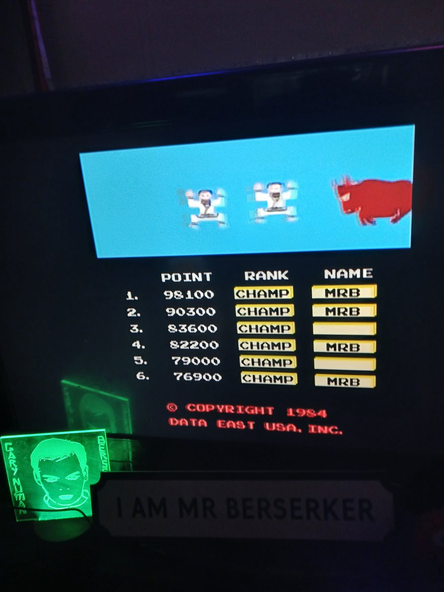 Not quite , but PB No 4 on Karate Champ 98,100