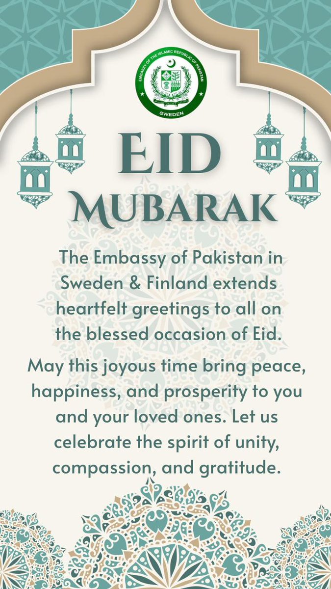 Pakistan Embassy Sweden tweet media