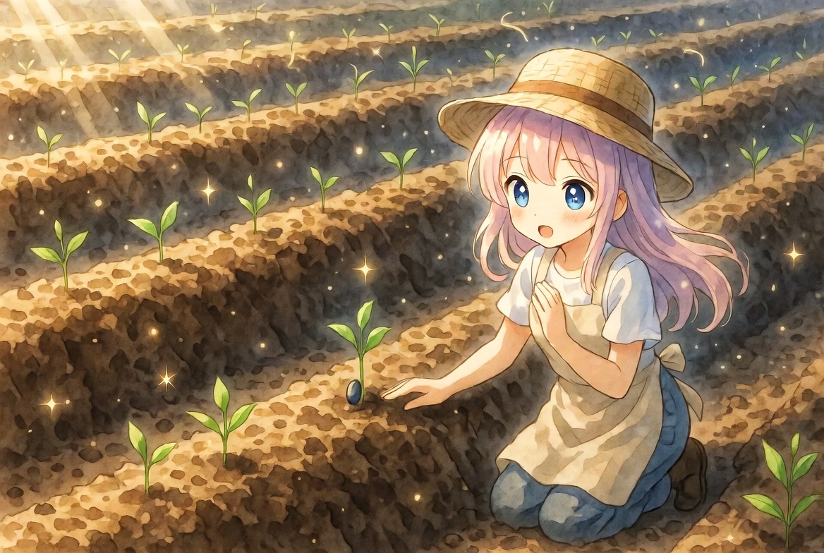 zecns's tweet photo. 🌱春分、種の記憶ひらく刻✨🌸

ぽつり畝にのこる手の祈り✨
さくり一粒の種が息づく🌾

とんと誰かの知恵めぐり🙏
ふわり春分の光が系譜を照らす🌤️

ざくざく土を踏めば芽吹き🌱
きらり無名の営みつながる🎐

しんと畝に宿る物語✨
種を守った手がそっと語りだす🌿

#春分 #種の記憶 #農の民俗詩 https://t.co/YuGbo24stB