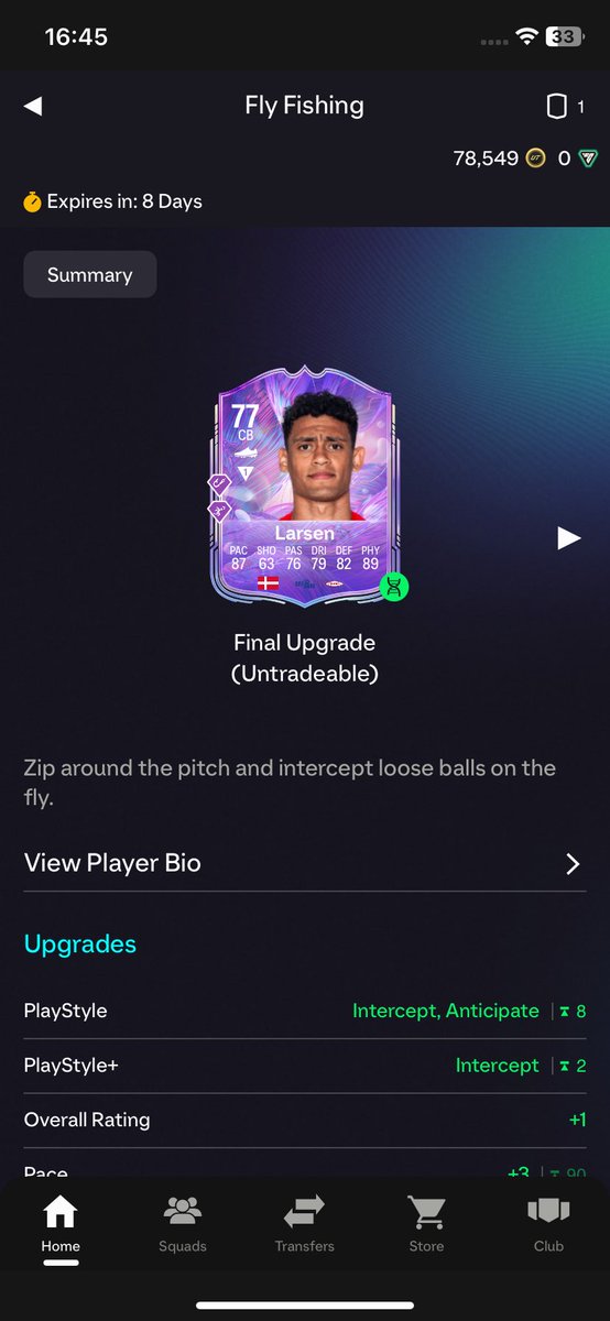 PooCheg's tweet photo. @NepentheZ This guy is getting there, still 77 rated with those stats! 👌 https://t.co/oPAi2C3vMm