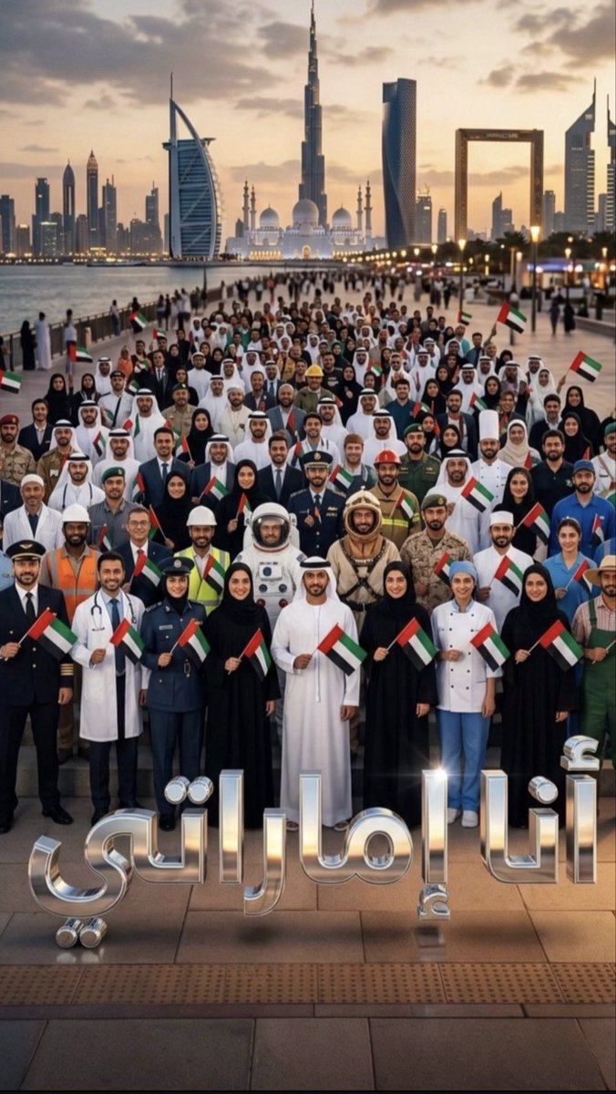 🖊️ رسالة من قلب كل إماراتي: أنتم مش بس 
"مقيمين وزوار" .. أنتم شركاء الإنجاز والفرح هنا ♥️🫴🏻

• دامت الإمارات للجميع أمن وأمان ورسالة سلام 🇦🇪 ✨