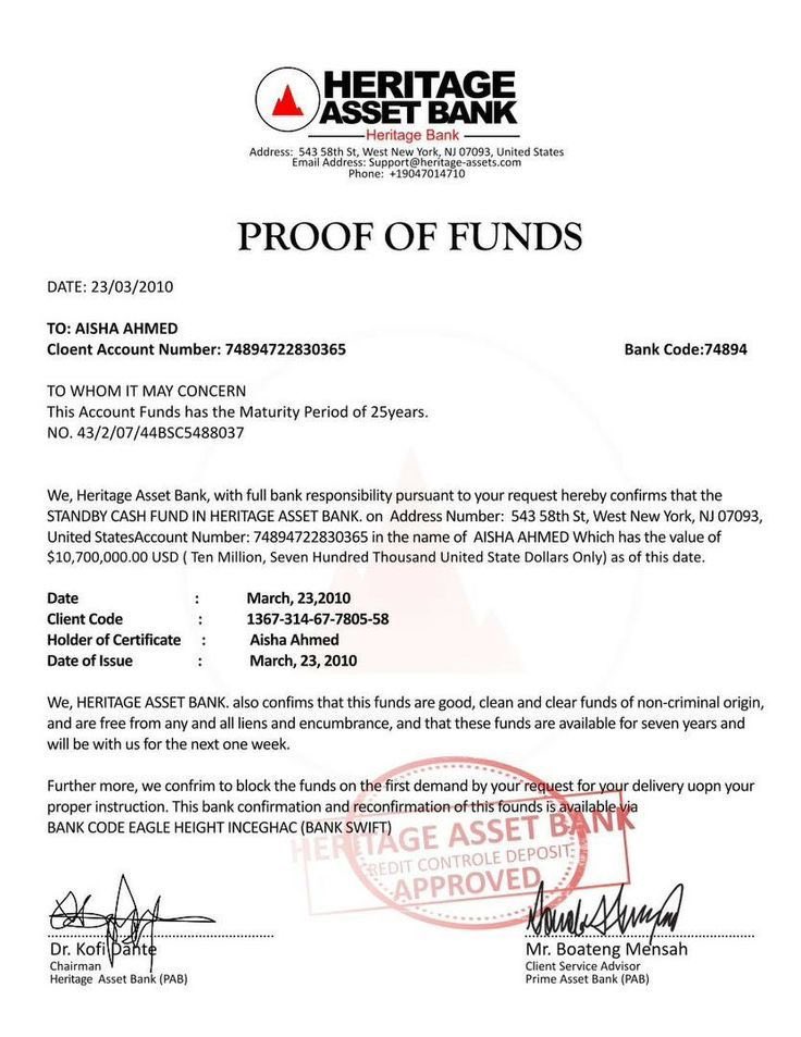 exknighttx's tweet photo. Proof of Funds doc ✍️ https://t.co/4p0tTADPNu