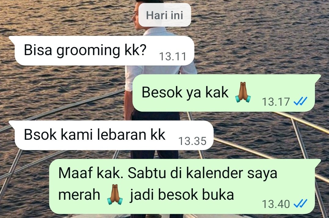 Real... kali kalinya. Aku aja mau buat libur binggung ya.