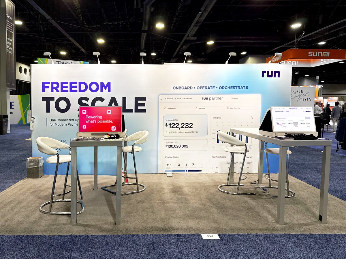 runpayments's tweet photo. It’s been a big year for us at ETA— we won ISO of the Year, and Megan Wheeler was named to ETA’s Forty Under 40. Come by Booth 914 and see what we’ve been building. https://t.co/yGrIclJd0x