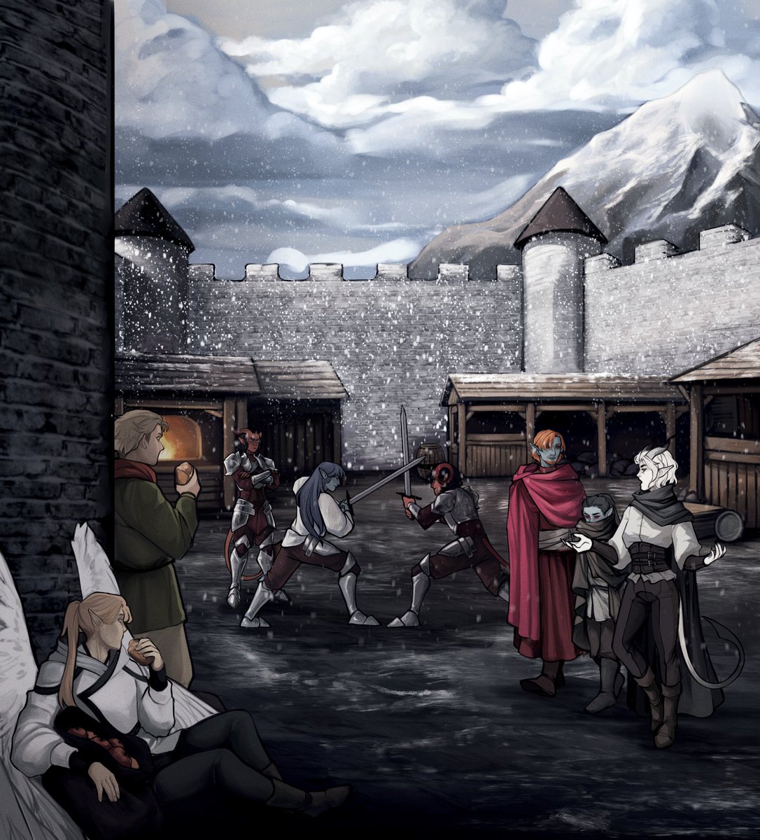 Fortress 🏰 

#art #commission