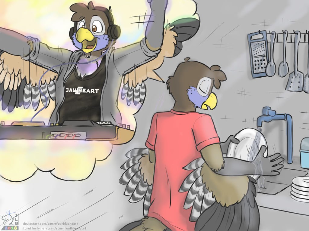 JayHeartwing's tweet photo. This is based off a drawing I made back in 2018, and based off one of my irl biggest dreams in life that still can't reach (and will never be)

I want to be a successful musician like Zedd, Tiesto, Avicii, etc. But I think I can never be anymore. https://t.co/ohFPkLvNlH