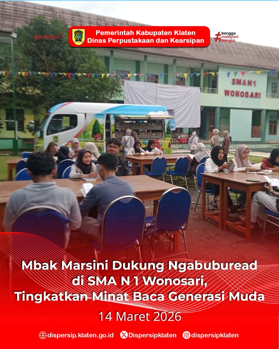 Dinas Perpustakaan dan Kearsipan Klaten tweet media