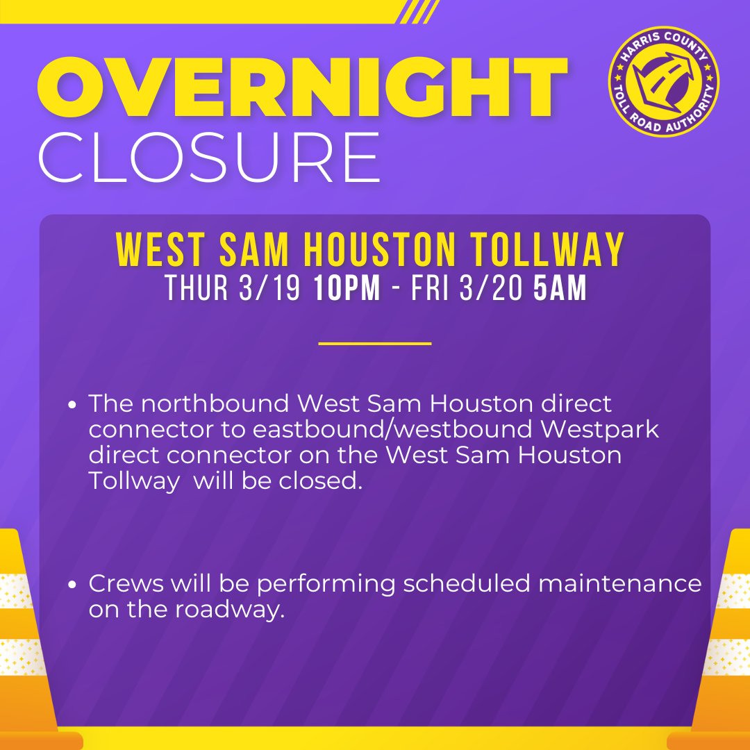 Harris County Toll Road Authority tweet media