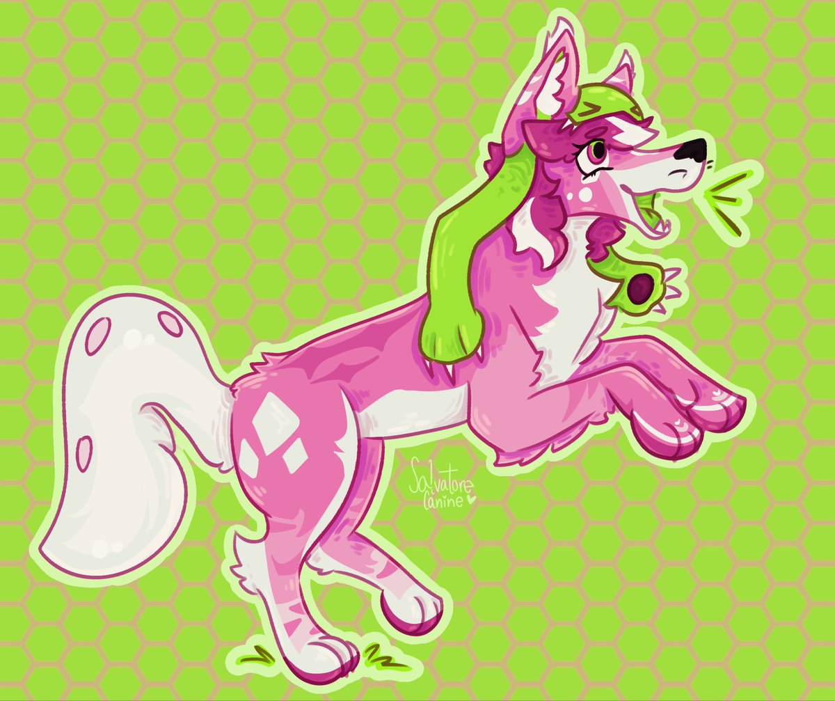 a piece for somebody in one of the art discord servers i’m in! 💕💚