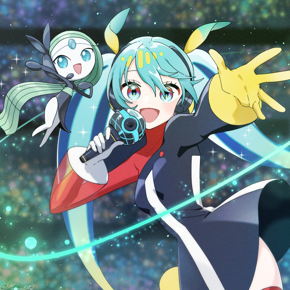 【57】スパイラル・メロディーズ/Omoi

#100曲ボカロ絵チャレンジ
#初音ミク #ポケミク