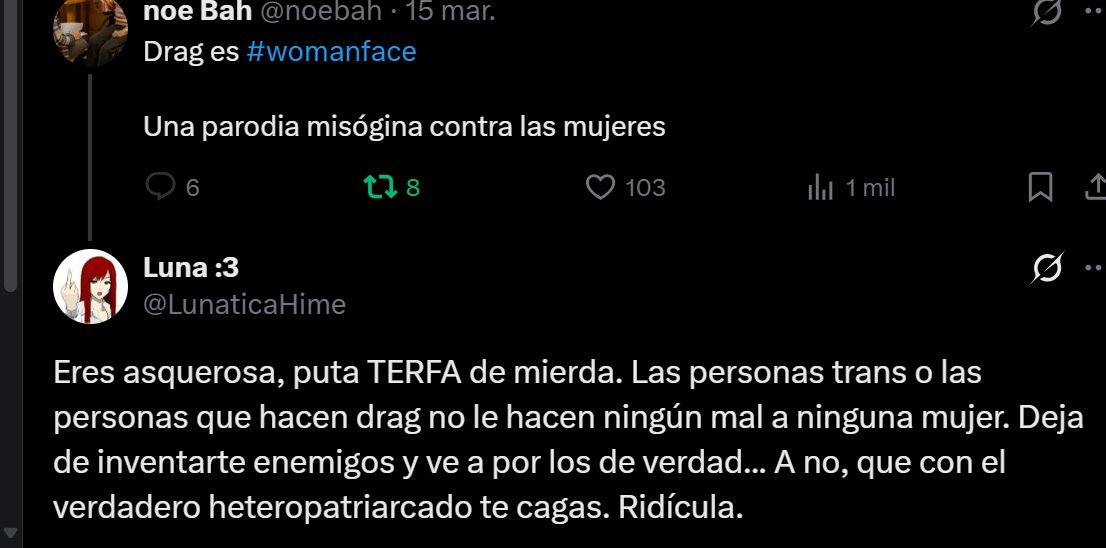Dile que NO a una mujer trans y sacará el misógino que lleva dentro