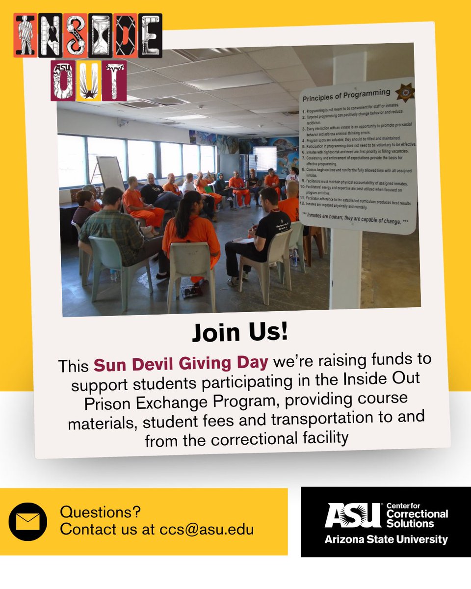 ASU Center for Correctional Solutions tweet media