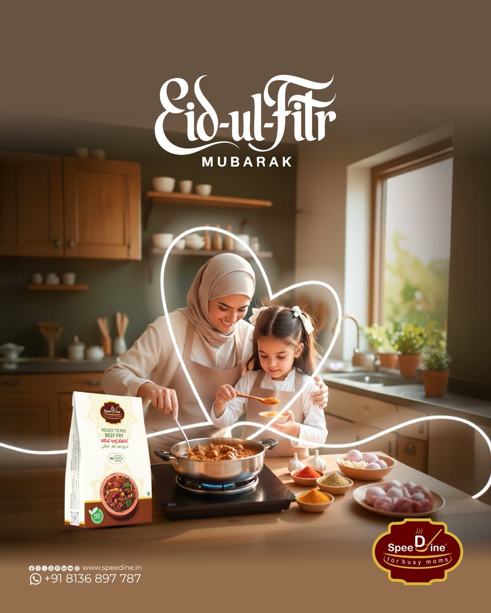speedinein's tweet image. Eid Mubarak ✨
Stay blessed and happy always.

Malabar Chicken | Instant Sambar | Roasted Beef | 3 in 1 Fish Masala |
Order now
 81368 97787
 Visit us : speedine.in
 #speedline
 #readytomix
 #InstantMasala
 #rasammix
 #food
 #chickencurry
 #fishcurry
 #beefcurry