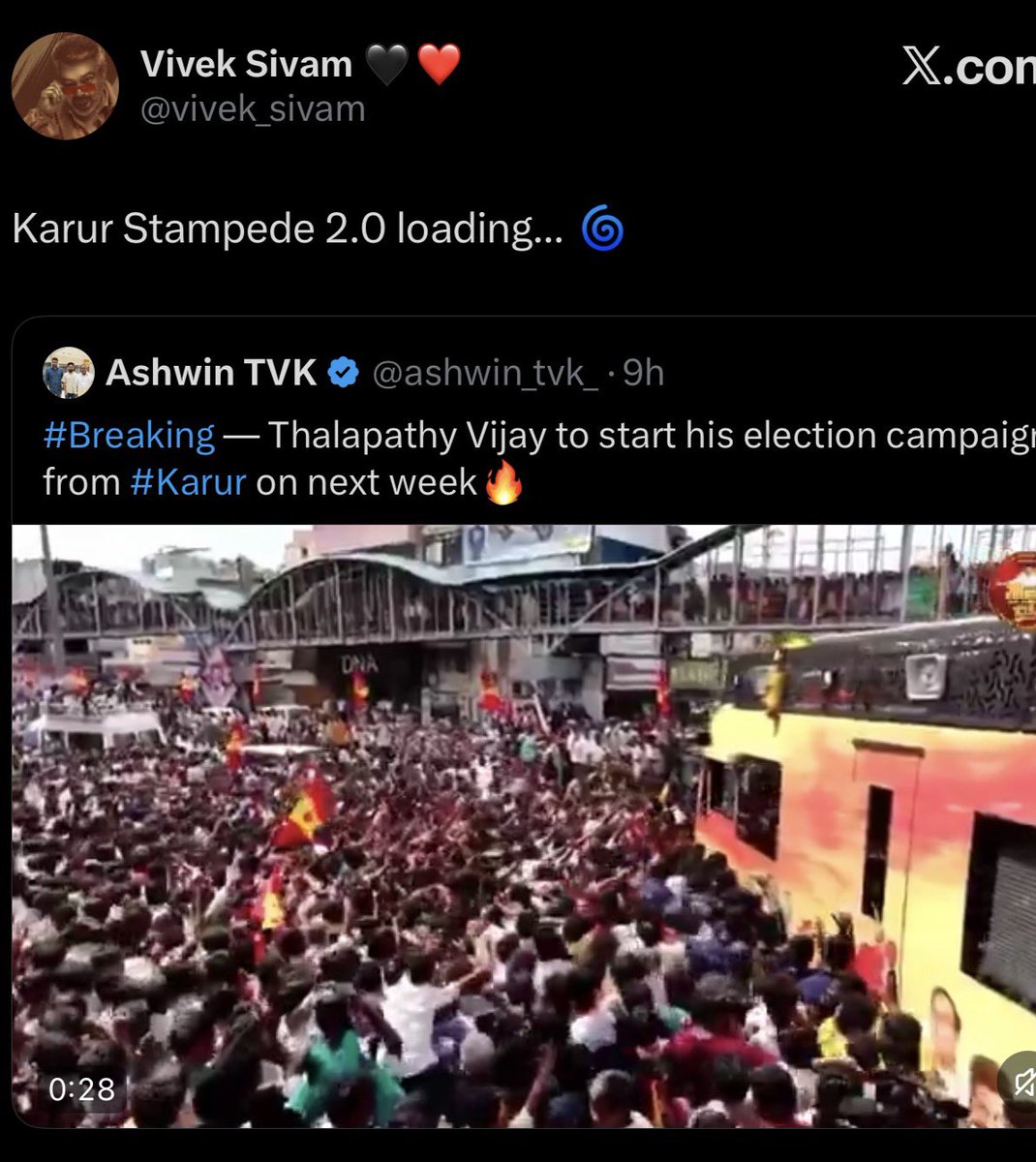 Suresh samy tweet media