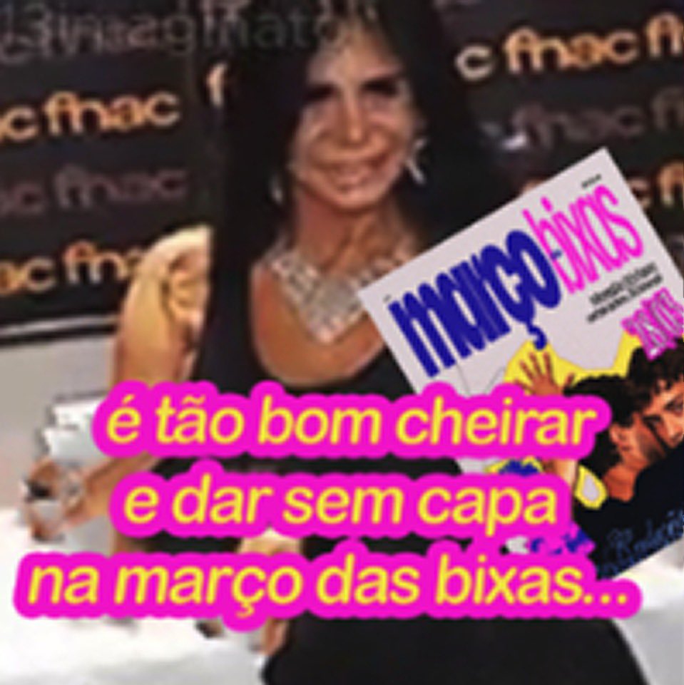 será que o casal do poster da março das bixas vai gostar da minha vibe?