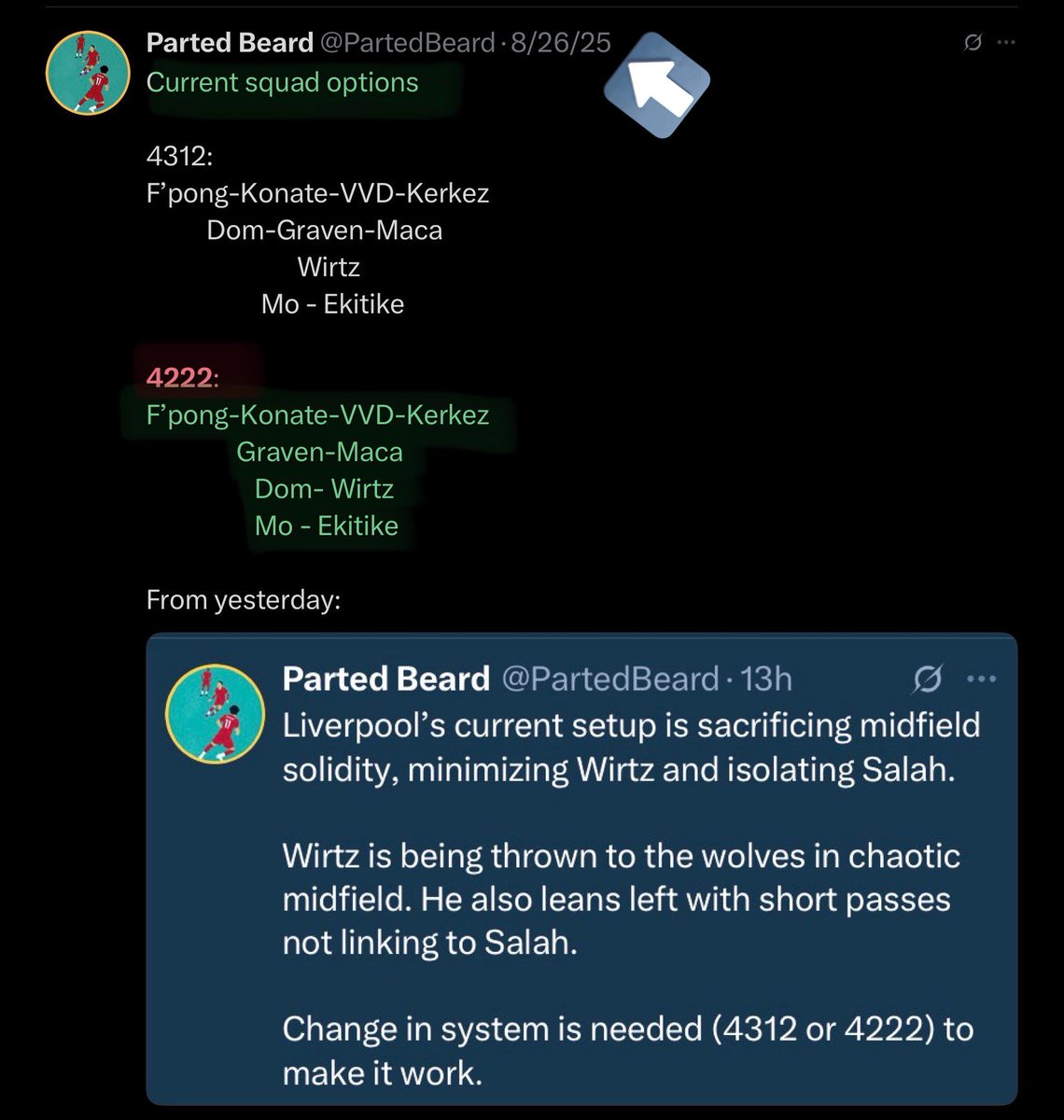 Parted Beard tweet media