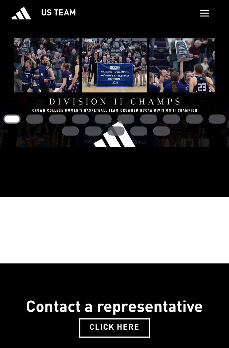 The front page of adidas-team.com is looking pretty 🔥 today 👀👀👀

Go Polars!