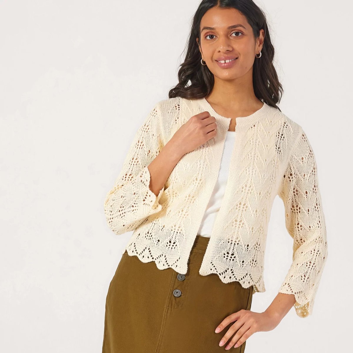 JDY Susi 3/4 Sleeve Knitted Cardigan TSV 23/03/26 £19.92 + post