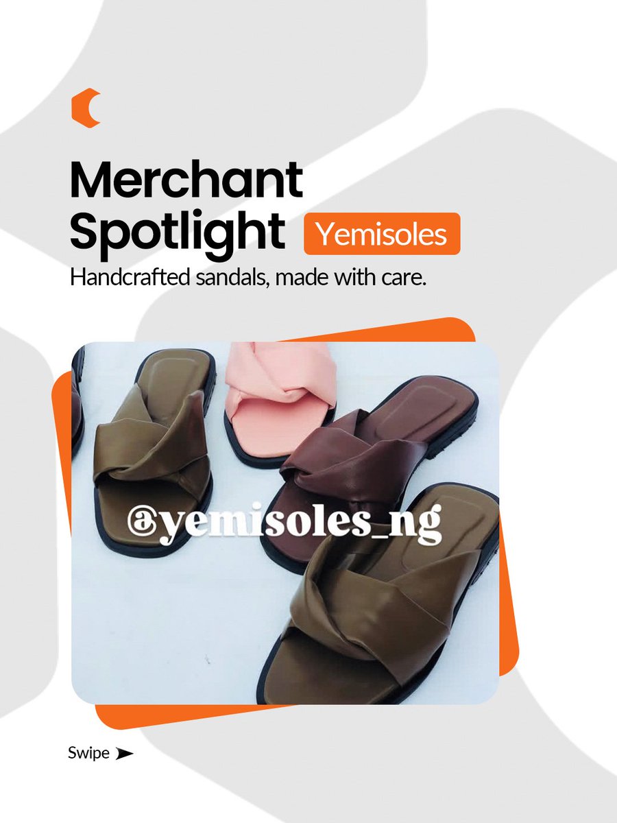 Checklos__'s tweet image. A brand focused on creating quality handmade footwear rooted in craftsmanship and consistency. 

On Checklos, you can discover creative artisans like @yemisoles_ng 
#Checklos #AfricanArtisans #HandmadeCrafts