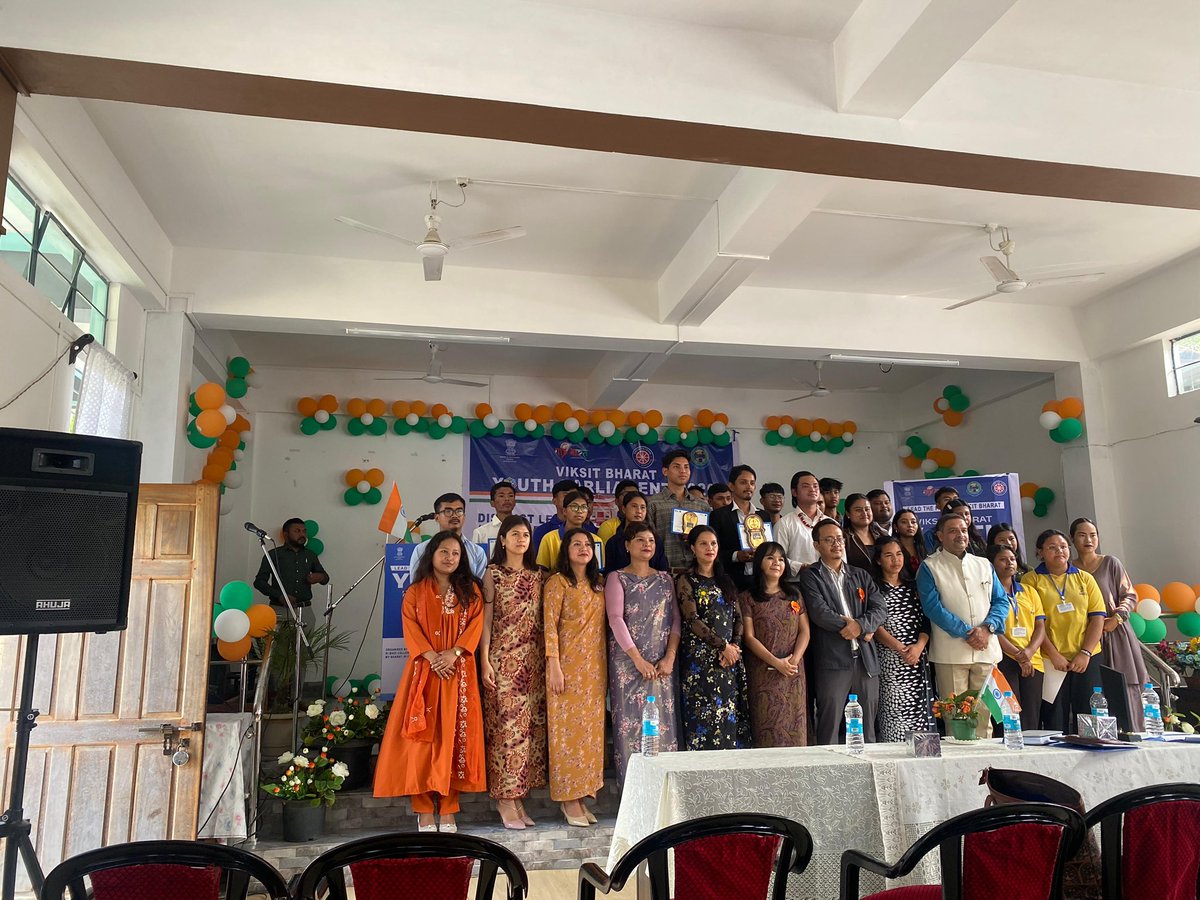 NssMahatma's tweet photo. Proud moment for our NSS family! 
4 volunteers selected for the State Level at the Viksit Bharat Youth Parliament held at Nongpoh 🇮🇳
Young voices shaping the future of democracy. #NSS #YouthParliament #ProudMoment https://t.co/yoPE0rIut9