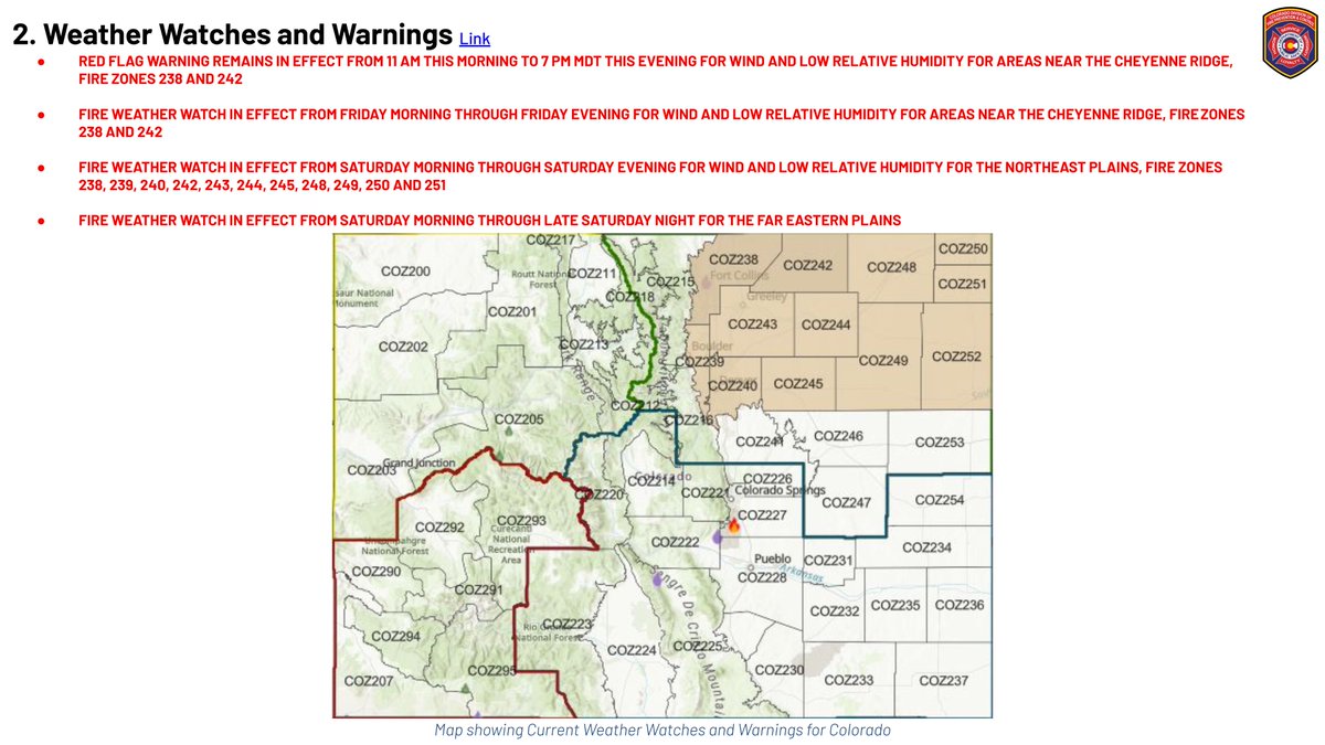 Colorado Division of Fire Prevention & Control tweet media