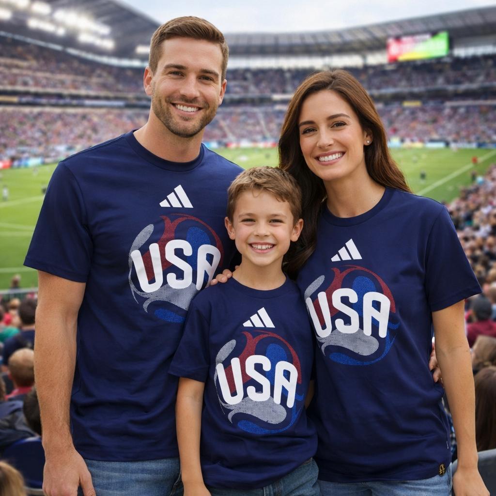 SoccerGarage's tweet photo. The official adidas FIFA World Cup 2026 USA tees are here @soccergarage 

🚻 Men's and women's styles and sizes available:

🔗 https://t.co/jGFYb5qfgZ

#soccergarage #FIFAWorldCup2026 #USASoccer #adidasFootball #SoccerStyle https://t.co/5tfay54dvD