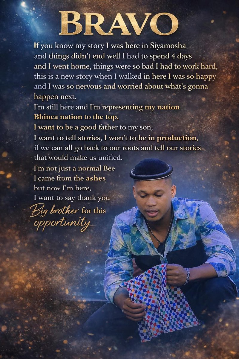Bravo B, that was beautiful bhuti ❤️🐝 
PLEASE VOTE FOR BRAVO B 😭🙏🏾 #BBMzansiS6
#LindokuhleNsele
#BravoB
#Bazozwa
