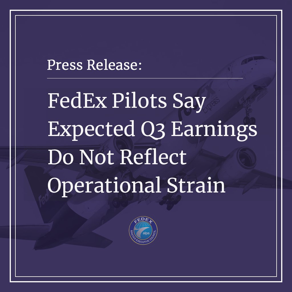 FedEx Pilots tweet media