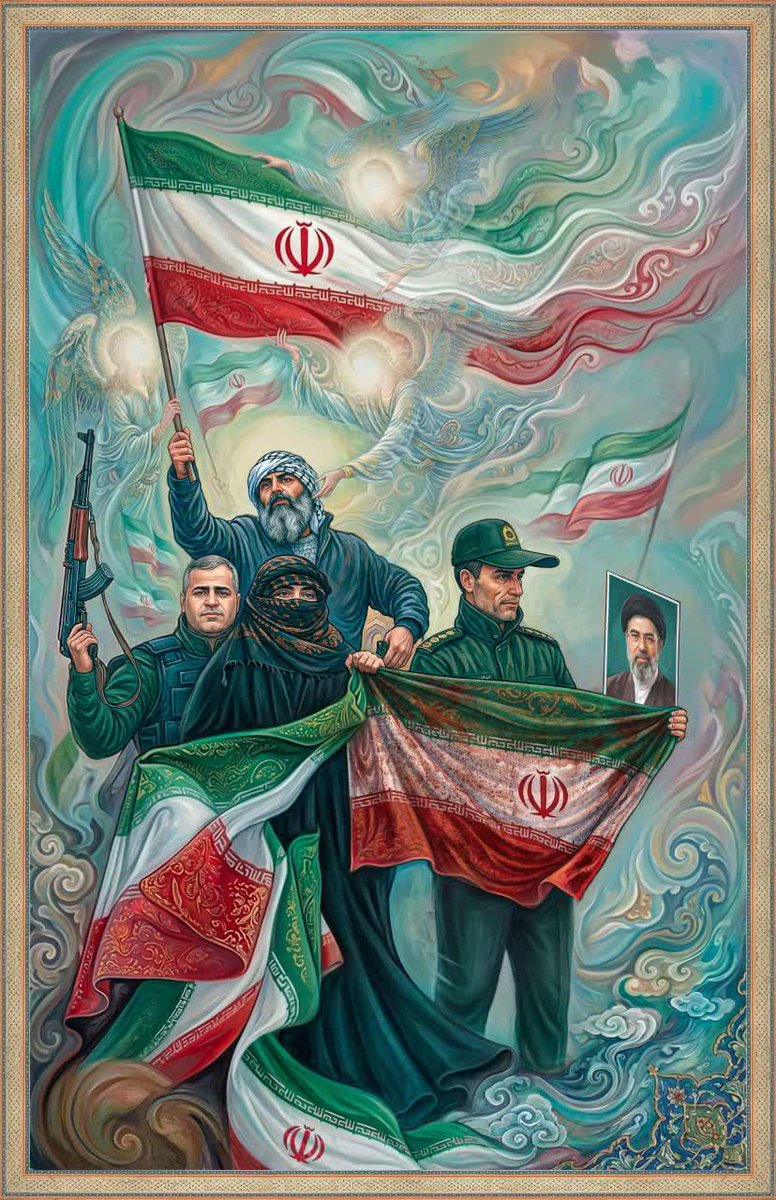 پشتمان گرم به هم هست و جهان می‌ترسد 
قلبِمان مرزِ وطن گشته، از آن می‌ترسد
رود هستیم و به دریای وطن مشتاقیم
می‌خروشیم و فرعونِ زمان می‌ترسد...
#تا_پای_جان_برای_ایران 
#ایران_پیروز